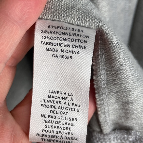 REITMANS Open Front Gray Hooded Athletic Cardigan - Picture 10 of 10